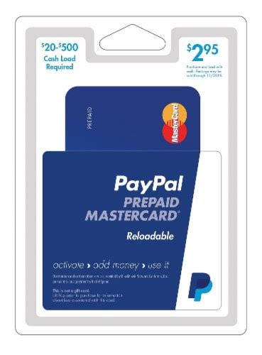 paypal debit card reload